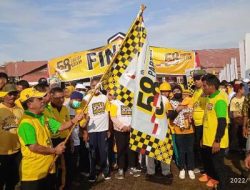 Pecahkan Rekor Muri, Jalan Sehat Dalam Rangka HUT Golkar ke-58 Dipadati Ribuan Peserta