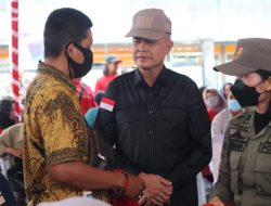 Satpol-PP Kalteng Hadir di Pasar Penyeimbang Kabupaten Kapuas yang Diadakan Pemprov Kalteng