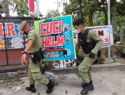 Pedagang di Palangka Raya Diimbau Tidak Sembarangan Menggelar Lapak Berjualan di Pinggir Jalan