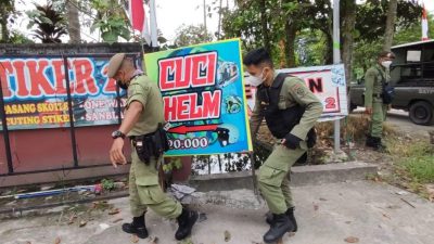 Pedagang di Palangka Raya Diimbau Tidak Sembarangan Menggelar Lapak Berjualan di Pinggir Jalan