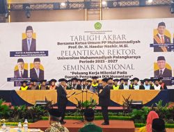Eks Wartawan Sukses, Terpilih Jadi Rektor UMP Periode 2023 – 2027, Siapakah Dia.?