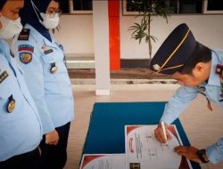 Rupbasan Kelas I Palangka Raya Laksanakan Penandatanganan Pencanangan Pembangunan ZI Menuju WBK/ WBBM