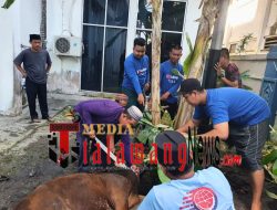 Momentum Idul Adha, Dishub Kalteng Bagikan Daging Kurban ke 4 Panti di Palangka Raya