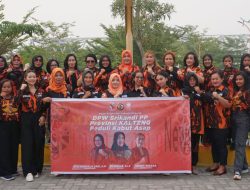 Peduli..! Srikandi Pemuda Pancasila Kalteng Bagikan 6000 Masker