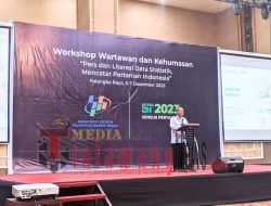 BPS Kalteng Gelar Workshop Wartawan dan Kehumasan, Guna Tingkatkan Literasi Data Statistik