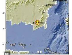 Gempa Magintudo 4.7 Menggetarkan Kalsel dan Menyentak Warga Kalteng