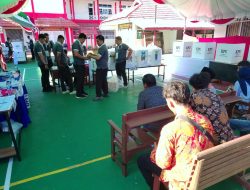 Warga Binaan Lapas Sampit Salurkan Hak Suara di Tiga TPS khusus Lapas Sampit 