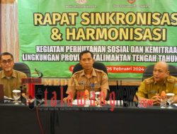 Rapat Sinkronisasi Dishut dan BPSKL Kalimantan di Kalteng 2024