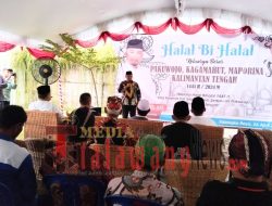 Halal Bi Halal, Mempererat Silaturahmi Keluarga Besar Pakuwojo di Kalteng