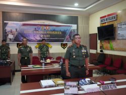 Danrem 102/ Pjg Ikuti Vicon Rakernis TMMD ke-120 TA 2024