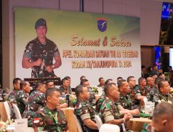 Danrem 102/ Pjg Hadiri Apel Dansat Tersebar Kodam XII/ Tpr Tahun 2024