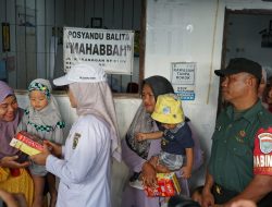 Turunkan Tingkat Stanting di Palangka Raya, Babinsa Dukung Program Pemerintah