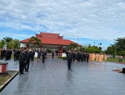 Memperingati Hari Pengayoman Ke-79 Lapas Sampit Laksanakan Upacara Dan Tabur Bunga Di Taman Makam Pahlawan “Batarung” Sampit