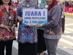 Kader Posyandu Yonif Raider 631/ Atg Sabet Juara I Lomba Penyuluhan Se-Kota Palangka Ray