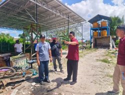Proyek Cor Lantai Halaman Depan Lapas Sampit Mulai Dikerjakan