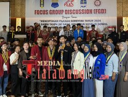 Ciptakan Pilkada Damai Kalteng, PMKRI Cabang Palangka Raya dan sejumlah OKP gelar FGD bersama Polda Kalteng 