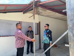 Kalapas Bersama Jajaran Keamanan Kontrol Pembuatan Pagar Pembatas Tambahan