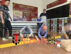 Lengkapi Prasarana P2HAM Lapas Sampit Pasang Guiding Block