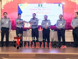 Lapas Sampit Terima Piagam Penghargaan atas Kinerja Satuan Kerja dengan Klasifikasi Akun Media Sosial Terbaik
