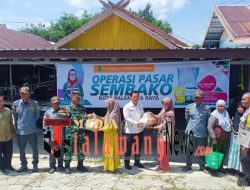 Operasi Pasar Sembako Murah di Kelurahan Tumbang Rungan, Palangka Raya