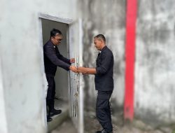 Serah Terima Regu Pengamanan Wujud Kedisiplinan Petugas Dalam Menjaga Keamanan Lapas Sampit 