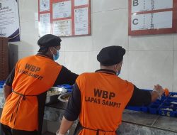 Lapas Sampit Pastikan Makanan Warga Binaan Pemasyarakatan (WBP) Tersaji dengan Baik