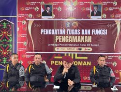 Ka.KPLP Lapas Sampit Memperkuat Pengamanan Melalui Arahan Strategis