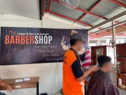 Pembinaan Kemandirian Barbershop Bagi WBP Lapas Sampit, Bekal Hidup Mandiri