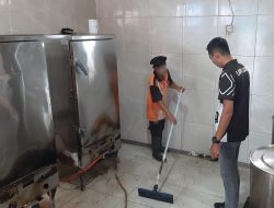Jaga Kebersihan Dapur, Lapas Sampit Lakukan Gerakan Bersih-Bersih Dapur