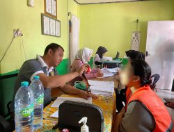 Pemeriksaan Kesehatan Terhadap 24 Tahanan Baru di Lapas Kelas IIB Sampit