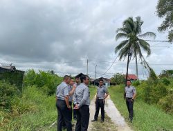 Kalapas Sampit Tinjau Lahan Kosong di Belakang Lapas untuk Program Ketahanan Pangan