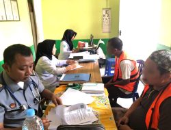 Lapas Sampit Lakukan Roll Kesehatan Untuk 30 Tahanan Baru