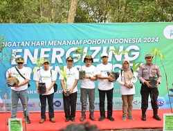 Dishut Kalteng dan PLN Bersinergi Tanam Pohon di Hutan Kota Nyaru Menteng untuk Mitigasi Iklim