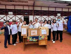 Perpusling Disarpustaka Kapuas Sambangi Dadahup, Tingkatkan Budaya Literasi Siswa