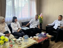 Bahas Potensi Kerja Sama, Kakanwil Ditjenpas Kalteng Terima Audiensi General Manager Garuda Indonesia Palangka Raya