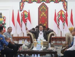 Bahas Isu Strategis Pemasyarakatan, Kakanwil Ditjenpas Kalteng Gelar Audiensi Bersama Gubernur Kalteng