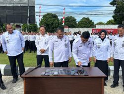 Dukung Pemasyarakatan Zero Halinar, Kakanwil Ditjenpas Kalteng Pimpin Ikrar Anti Narkoba dan HP 