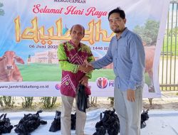 Semangat Berbagi di Hari Raya, Jamkrida Kalteng Tebar Kebaikan Lewat Kurban
