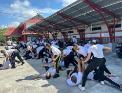 Tingkatkan Kesiapsiagaan, CPNS Formasi TA 2024 Kanwil Ditjenpas Kalteng Dapatkan Pelatihan Bela Diri