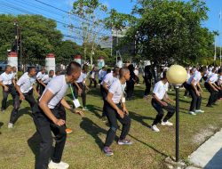 Kakanwil Ditjenpas Kalteng Gelar Kegiatan Jumat Sehat Bersama Jajaran
