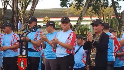 Peringati Hari Bela Negara dan Hari Juang TNI-AD, Kodam XXII/ TB Gelar Tambung Bungai Run 2025