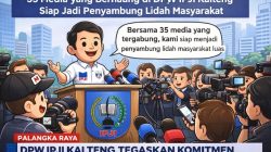 HPN 2026: DPW IPJI Kalteng Gandeng 35 Media Kawal Aspirasi Publik