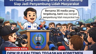 HPN 2026: DPW IPJI Kalteng Gandeng 35 Media Kawal Aspirasi Publik