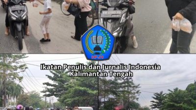 Sinergi Tanpa Batas: IPJI Kalteng dan FKM Tebar Ratusan Paket Takjil di Jantung Kota Palangka Raya