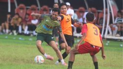 Atlet Porprov Sepakbola Ibu Kota Ujicoba Dengan BBP FC dan Persepun FC
