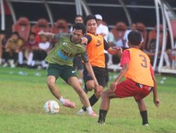 Atlet Porprov Sepakbola Ibu Kota Ujicoba Dengan BBP FC dan Persepun FC