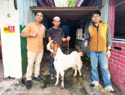 PT ABB Serahkan Hewan Kurban ke IPJI dan FMK Kalteng