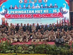 HUT Gerdayak Ke-16, Ciptakan SDM Tangguh Dalam Mempersiapkan Generasi Dayak