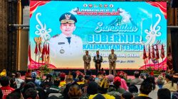 Hadiri HUT GERDAYAK, Gubernur Agustiar Tekankan Pentingnya Persatuan dan Pelestarian Budaya