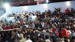 Nobar Bareng Kodam XXII/TB Bersama Masyarakat di Bundaran Besar